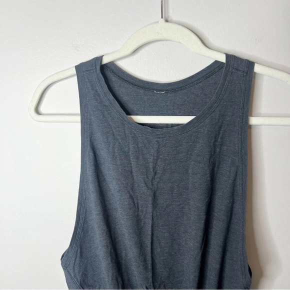 Lululemon Tie & Go Tank Top in Heathered Black - Picture 6 of 9